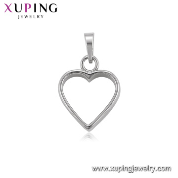 34467 fournitures de bijouterie xuping pendentif coeur bijou imitation rhodié